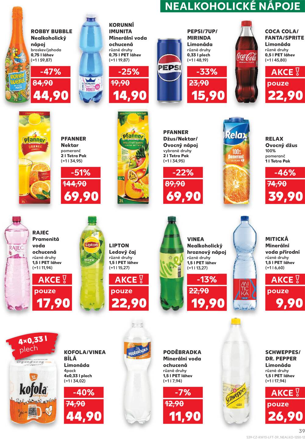 Leták Kaufland - Kaufland 25.3. - 31.3. - Kaufland Praha Čestlice - strana 39