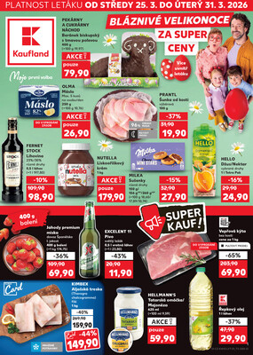 Leták Kaufland 25.3. - 31.3. - Kaufland - Český Krumlov