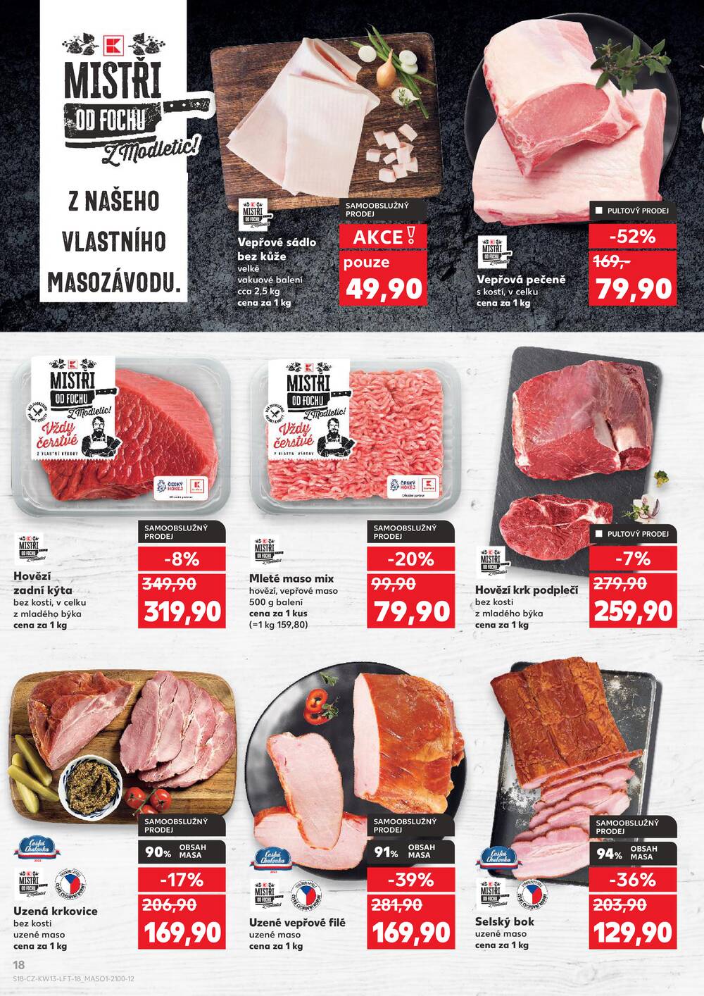 Leták Kaufland - Kaufland 25.3. - 31.3. - Kaufland - Chomutov - centrum - strana 18