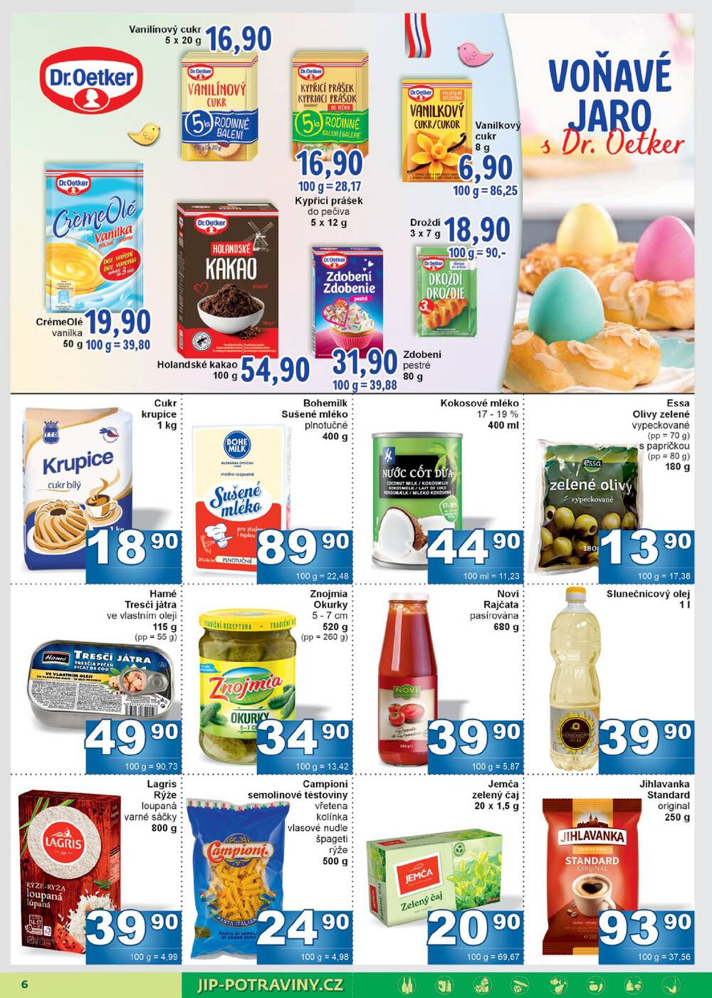 Leták JIP - JIP Maloobchod od 25.3. do 5.4.2026 - strana 6