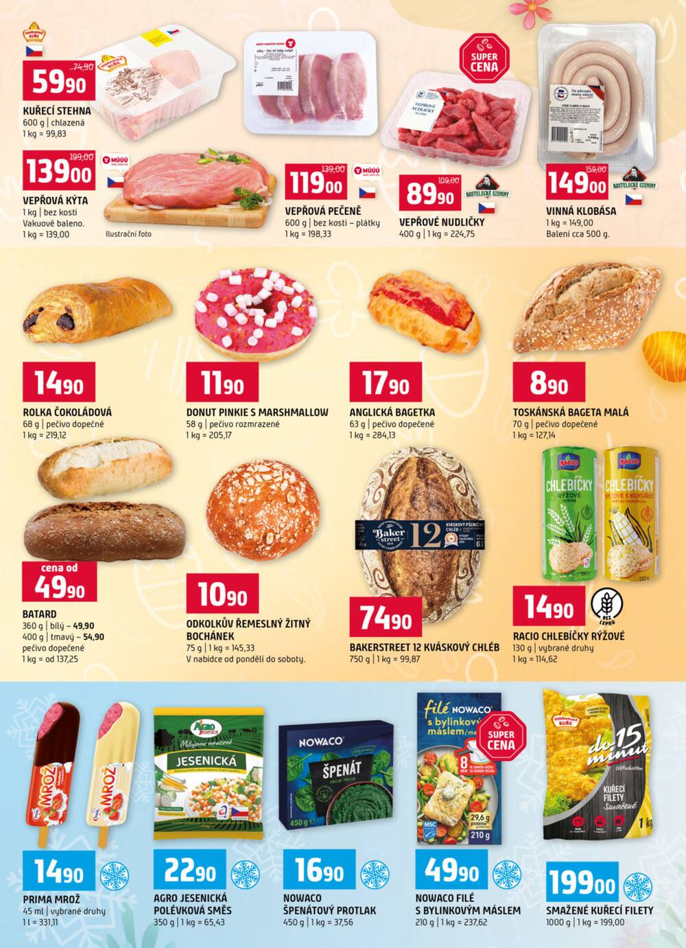 Leták Terno - Terno České Budějovice, Třeboň, Trhové sviny, Bechyně, Týn nad Vltavou od 1.4. do 7.4.2026 - strana 3