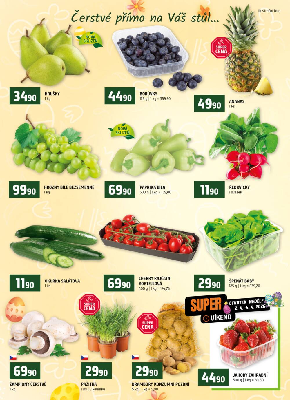 Leták Terno - Terno České Budějovice, Třeboň, Trhové sviny, Bechyně, Týn nad Vltavou od 1.4. do 7.4.2026 - strana 6