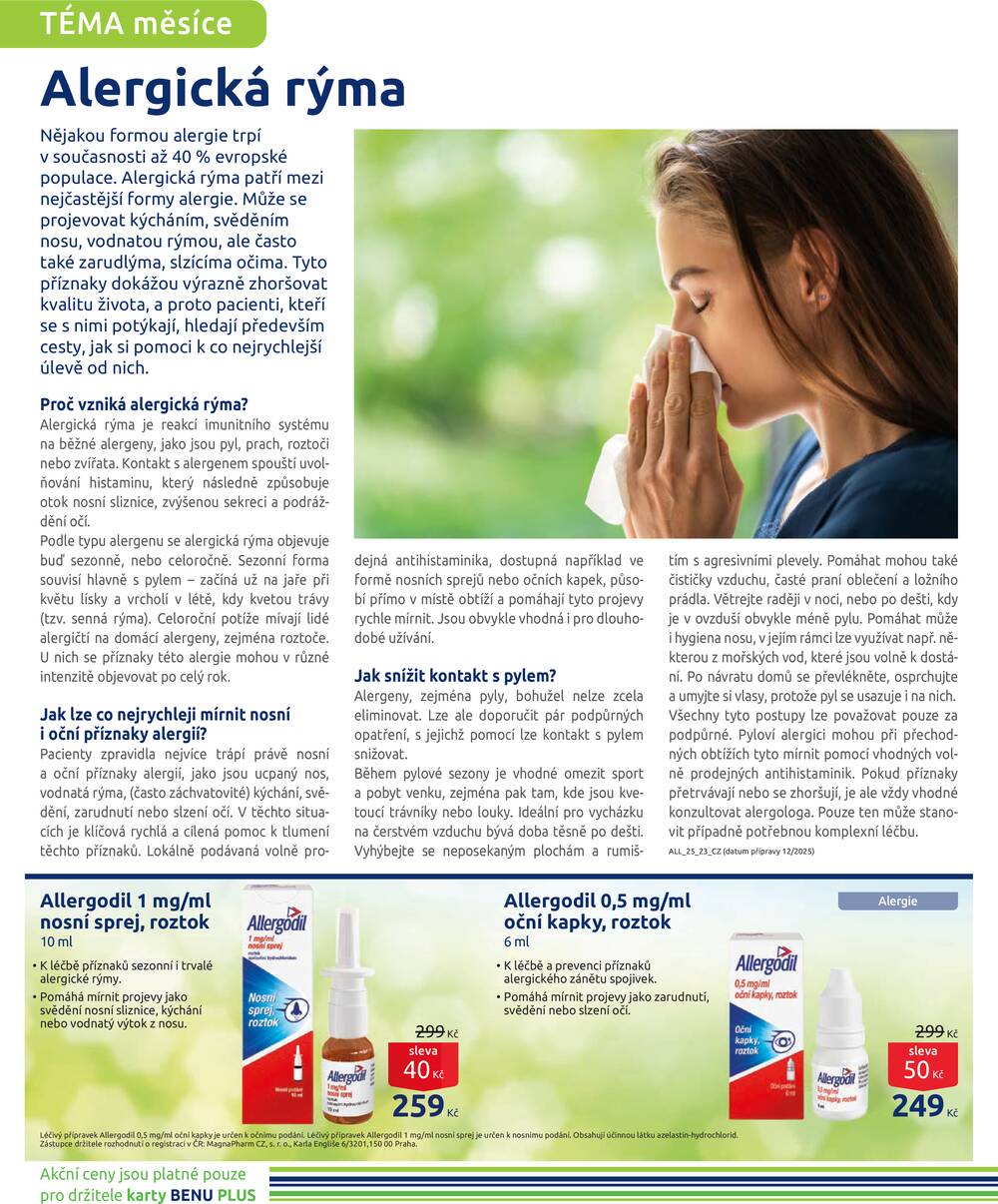 Benu od 1.4. do 30.4.2026