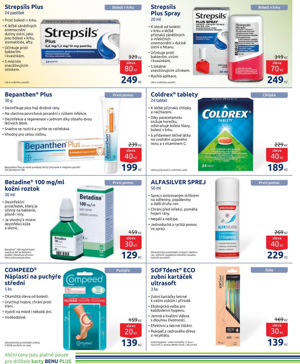 Benu od 1.4. do 30.4.2026