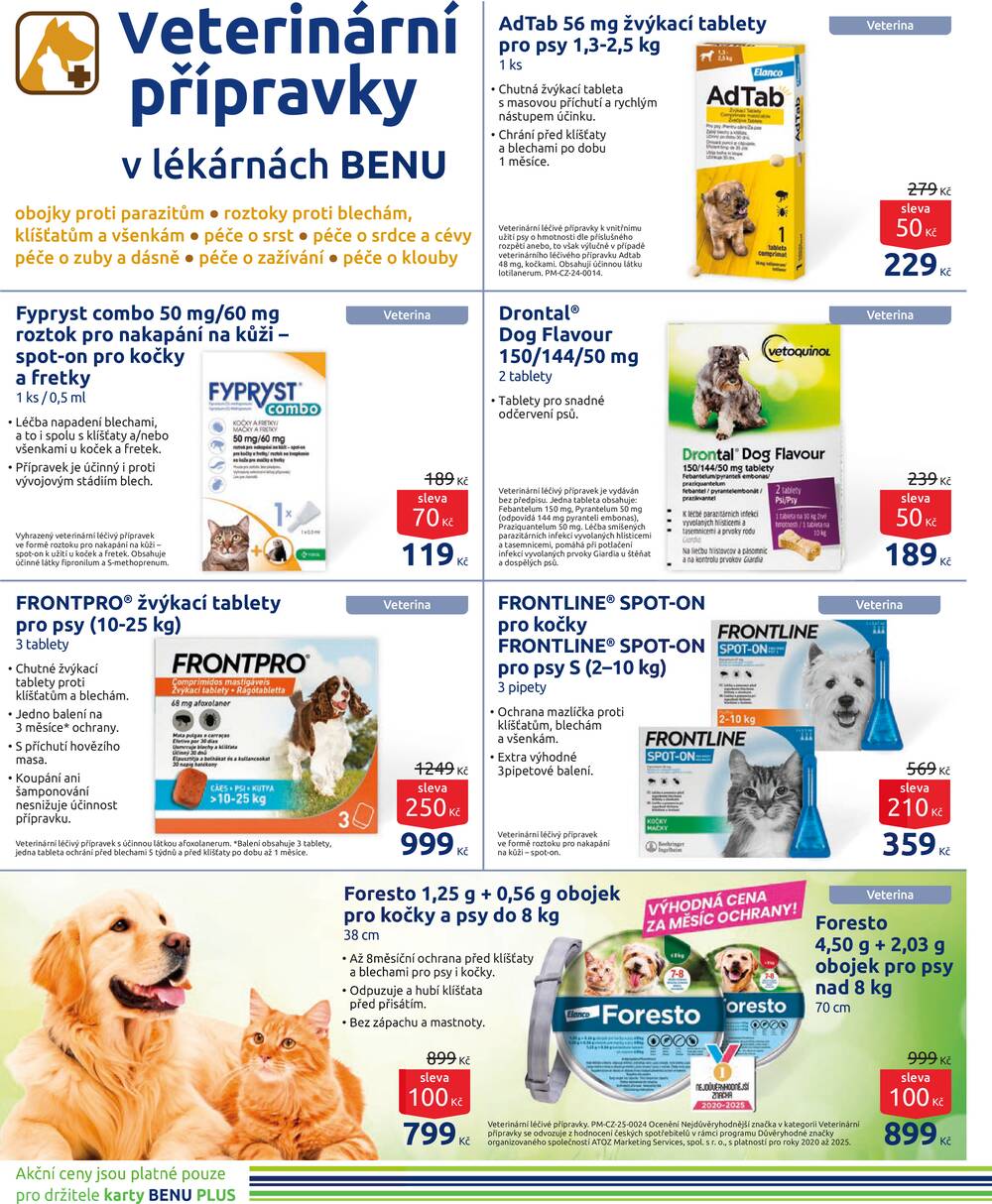 Benu od 1.4. do 30.4.2026