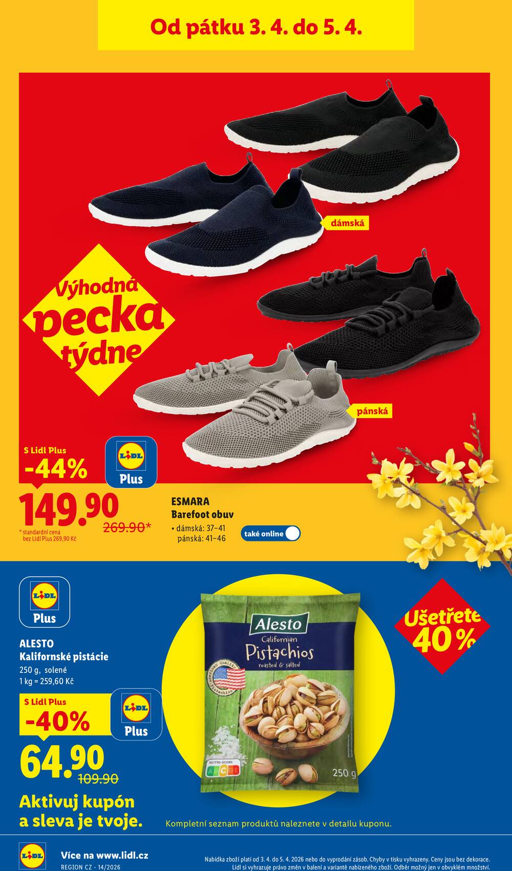 Lidl Čtvrtek od 2.4. do 5.4.2026