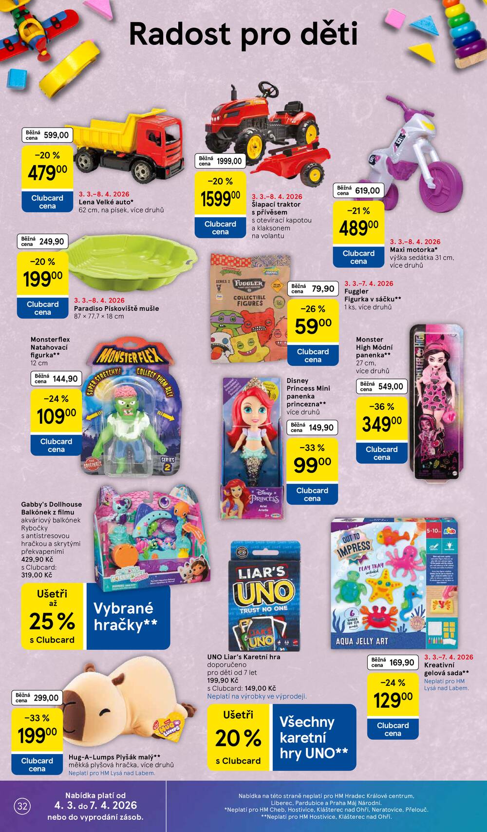 Tesco malé hypermarkety od 31.3. do 5.4.2026