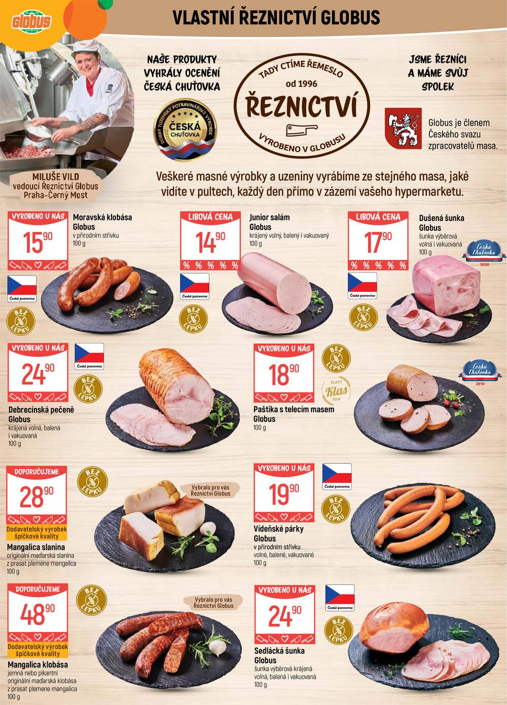 Akční leták Globus 1.4. - 7.4.2026 - Globus Praha - Centrum Černý Most