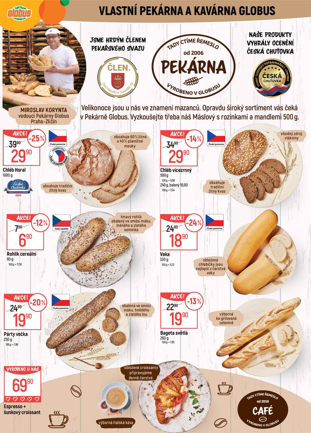 Akční leták Globus 1.4. - 7.4.2026 - Globus Praha - Zličín
