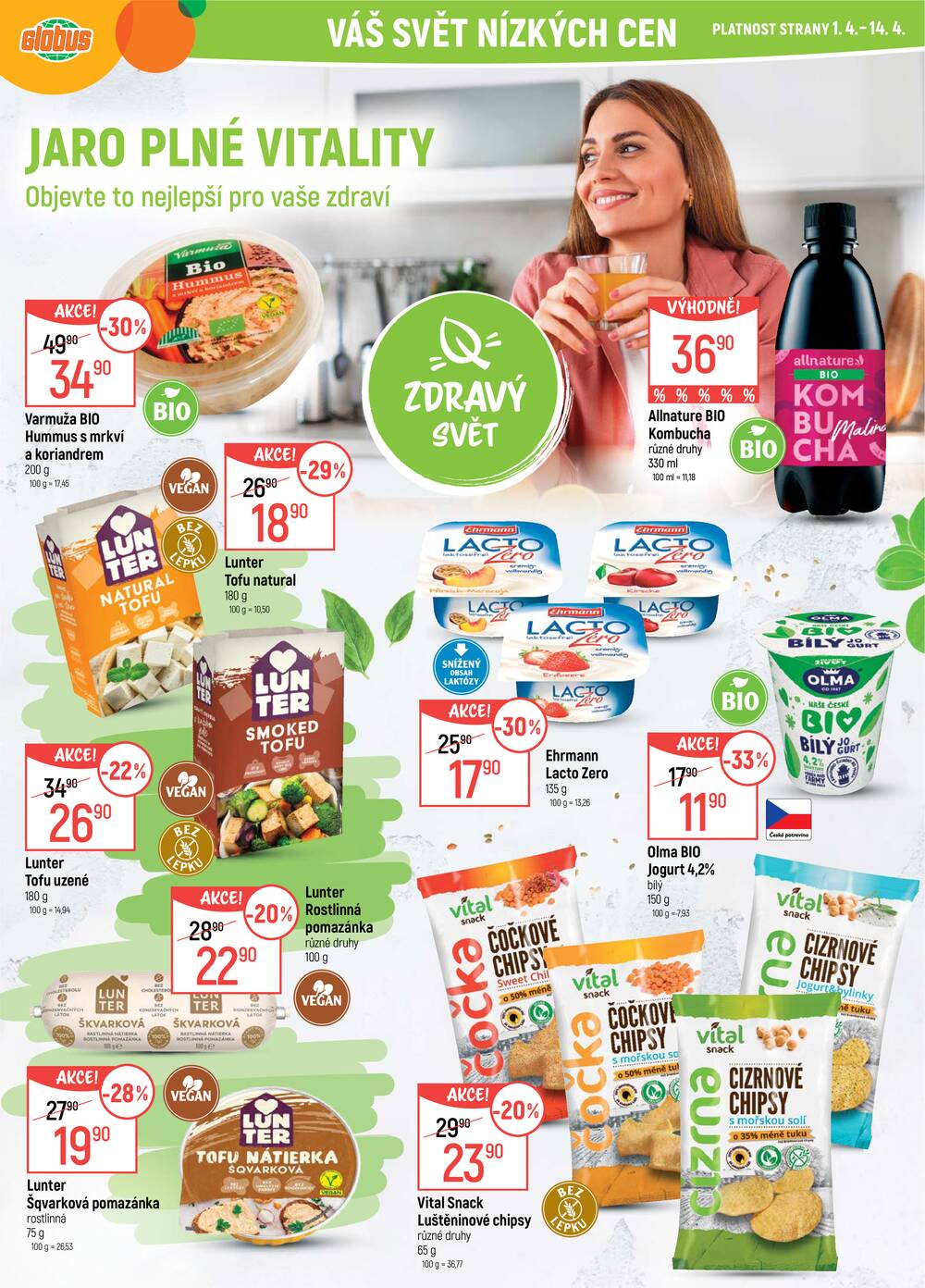 Leták Globus - Akční leták Globus 1.4. - 7.4.2026 - Globus Praha - Zličín - strana 2