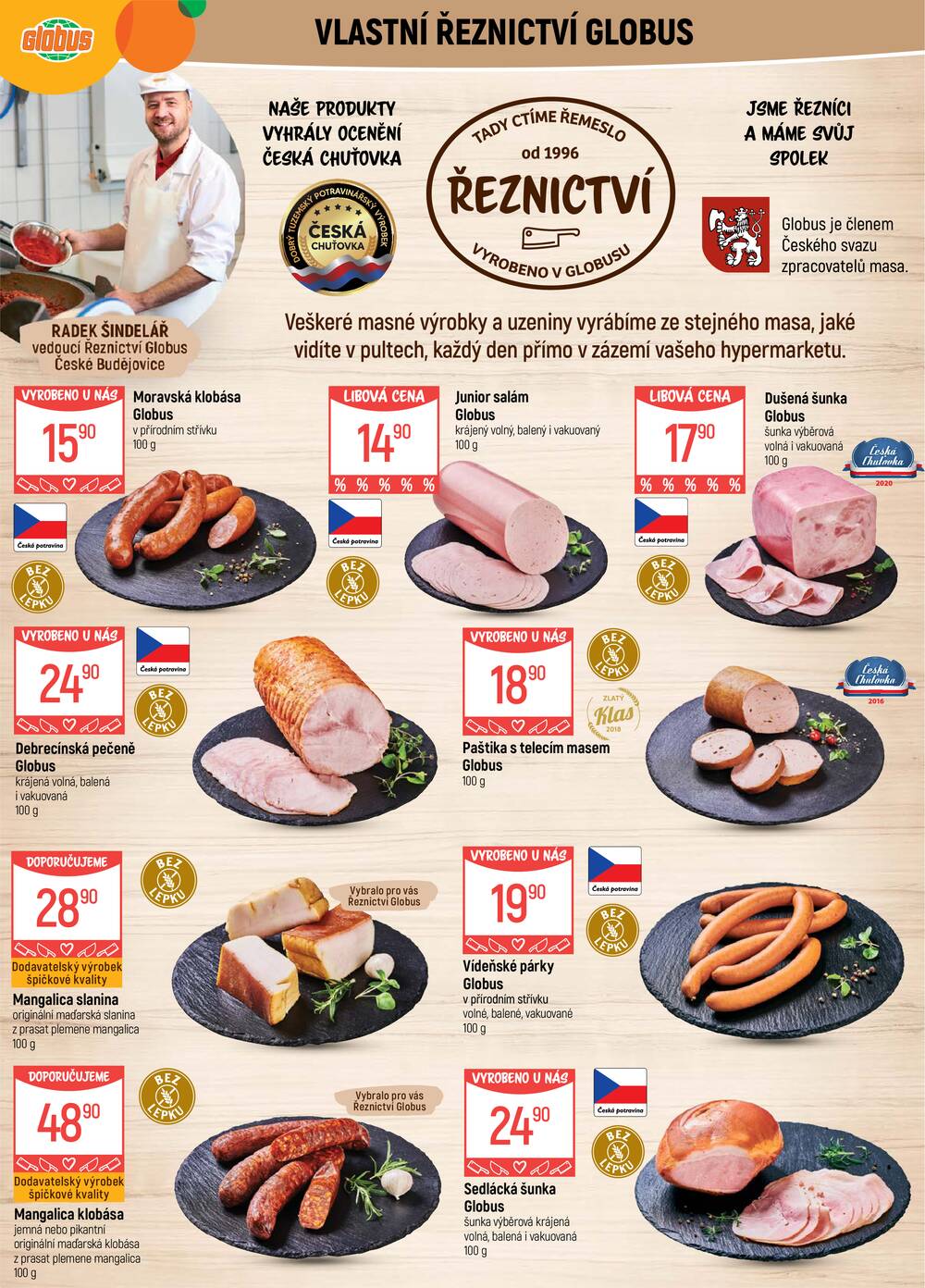 Akční leták Globus 1.4. - 7.4.2026 - Globus České Budějovice