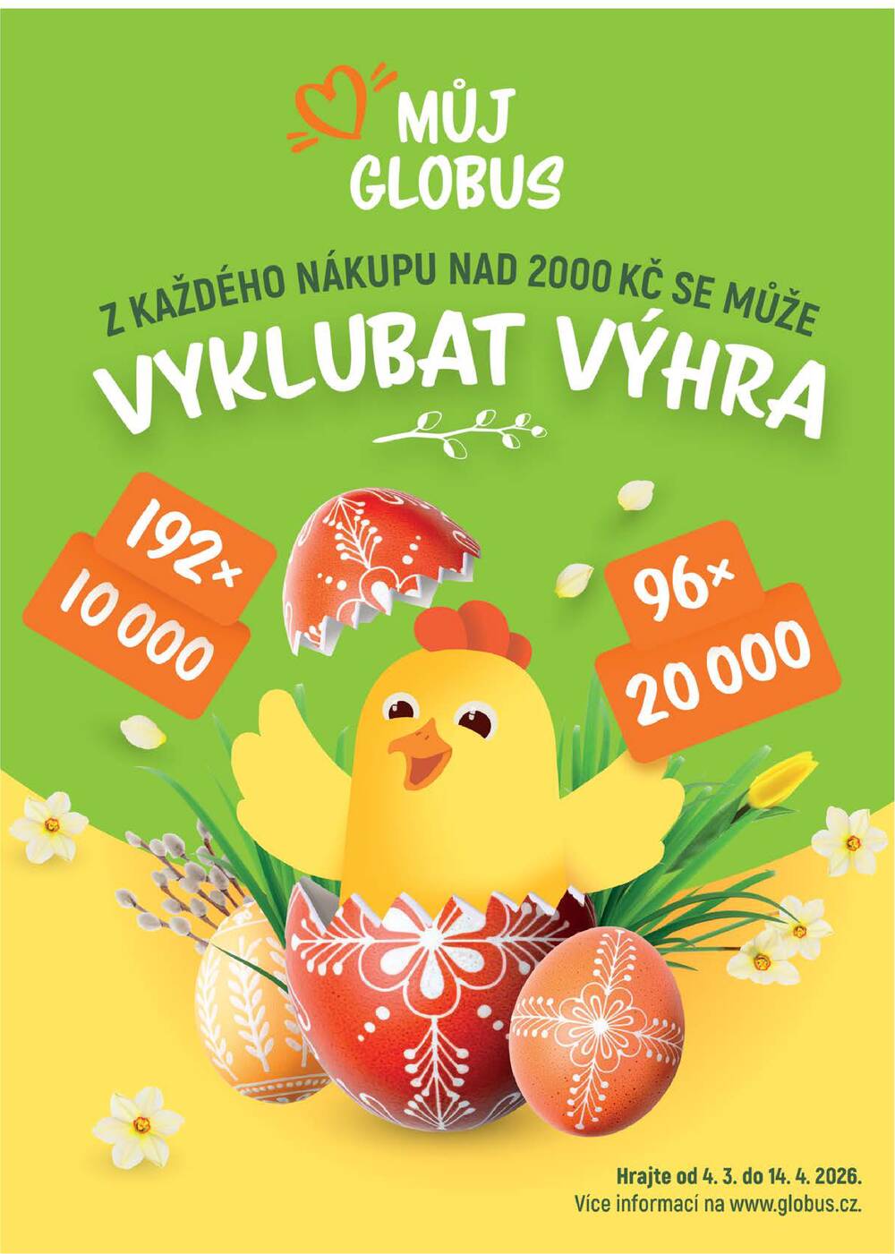 Akční leták Globus 1.4. - 7.4.2026 - Globus České Budějovice