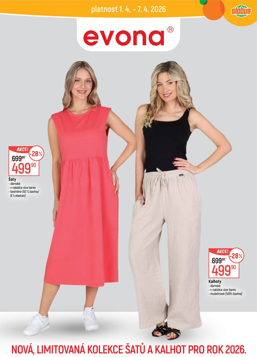 Akční leták Globus 1.4. - 7.4.2026 - Globus Chomutov