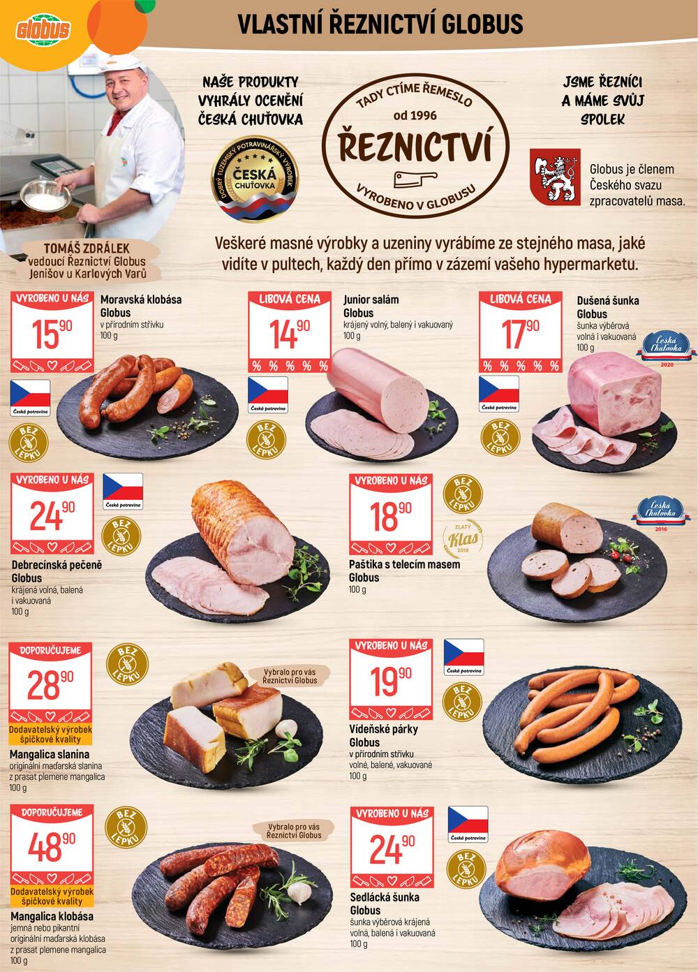 Akční leták Globus 1.4. - 7.4.2026 - Globus Jenišov u Karlových Varů