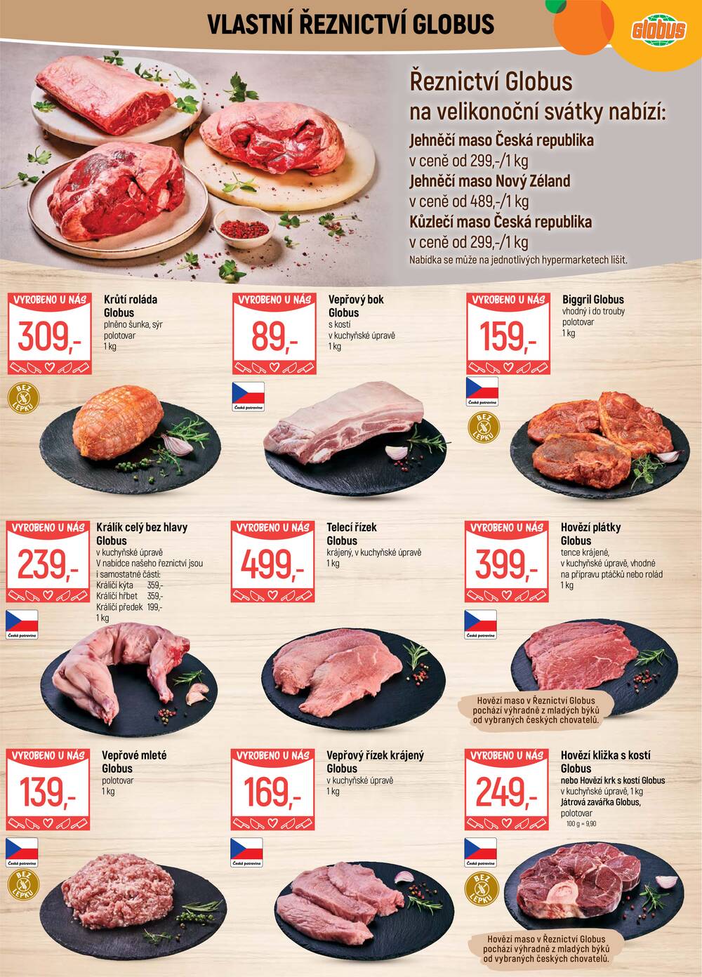 Akční leták Globus 1.4. - 7.4.2026 - Globus Jenišov u Karlových Varů