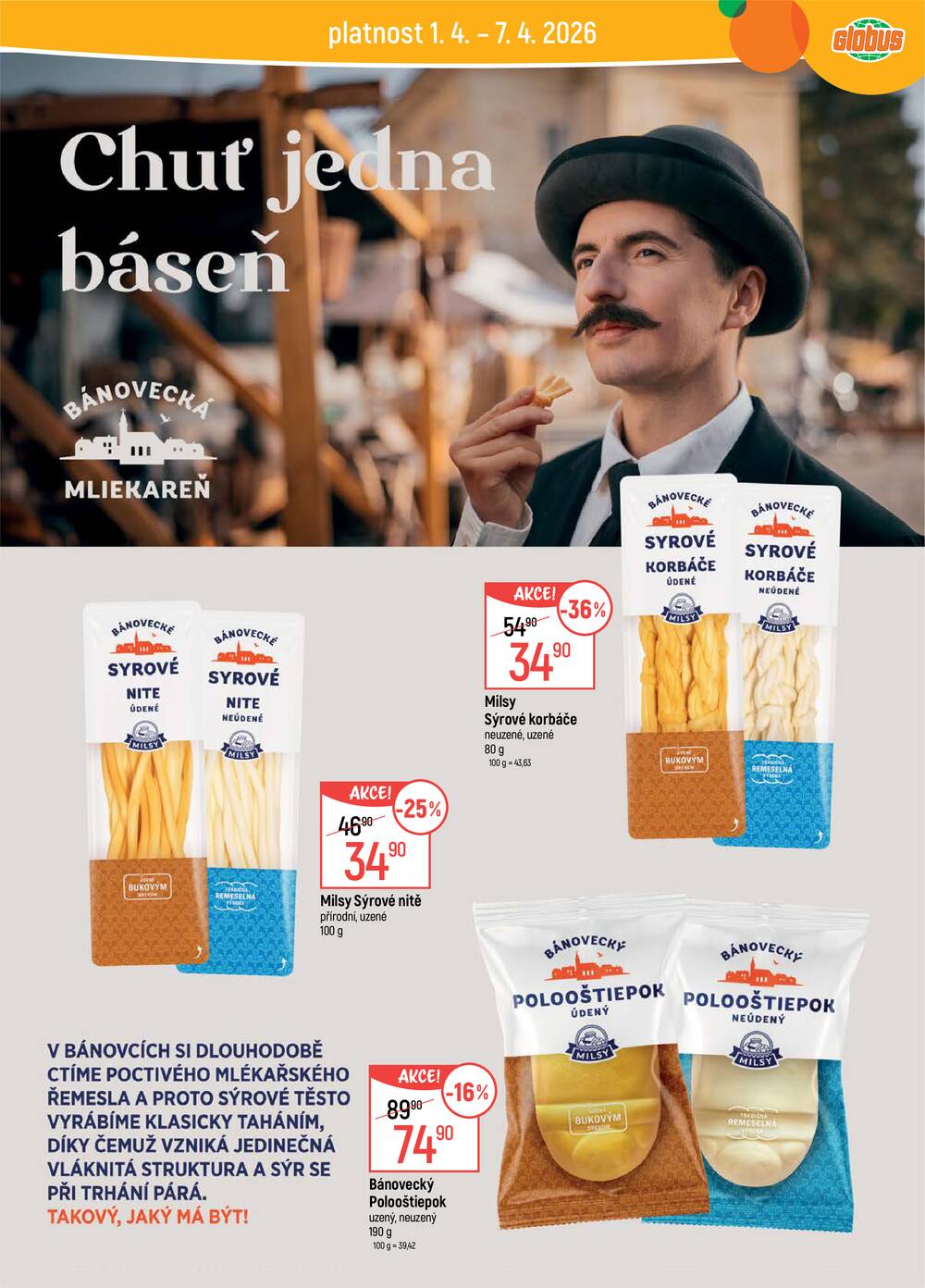 Akční leták Globus 1.4. - 7.4.2026 - Globus Jenišov u Karlových Varů