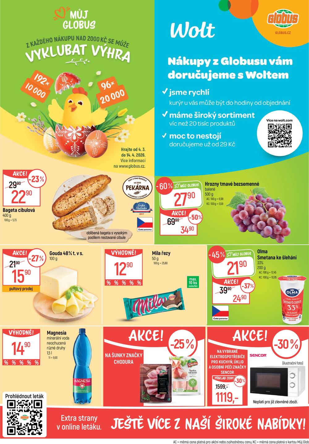 Akční leták Globus 1.4. - 7.4.2026 - Globus Olomouc