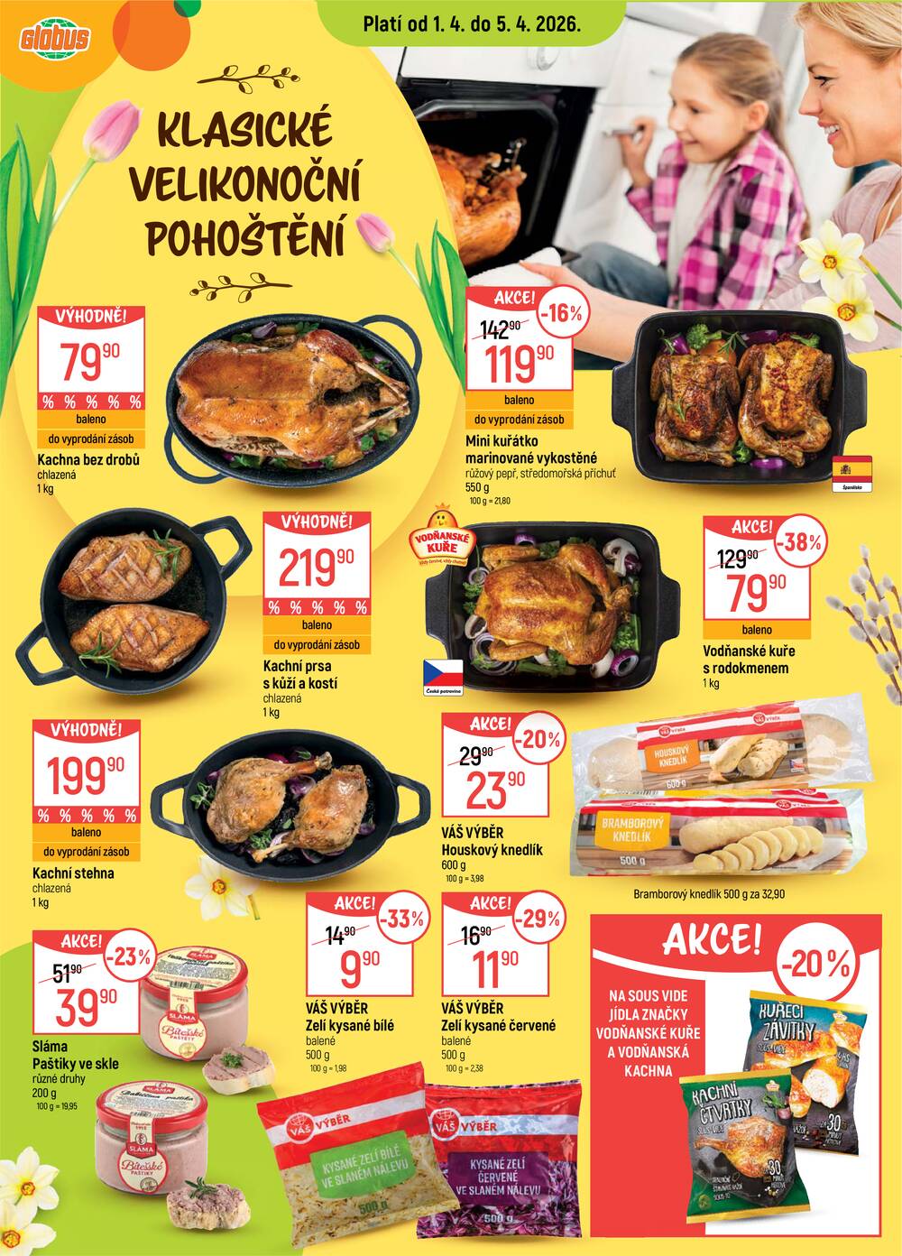 Akční leták Globus 1.4. - 7.4.2026 - Globus Opava