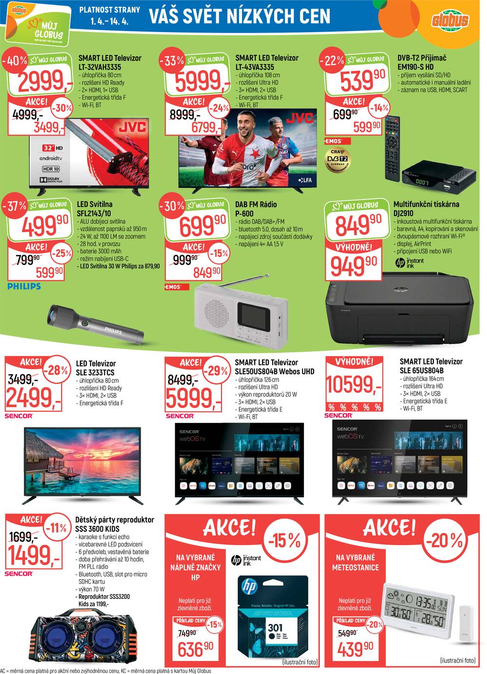 Akční leták Globus 1.4. - 7.4.2026 - Globus Opava