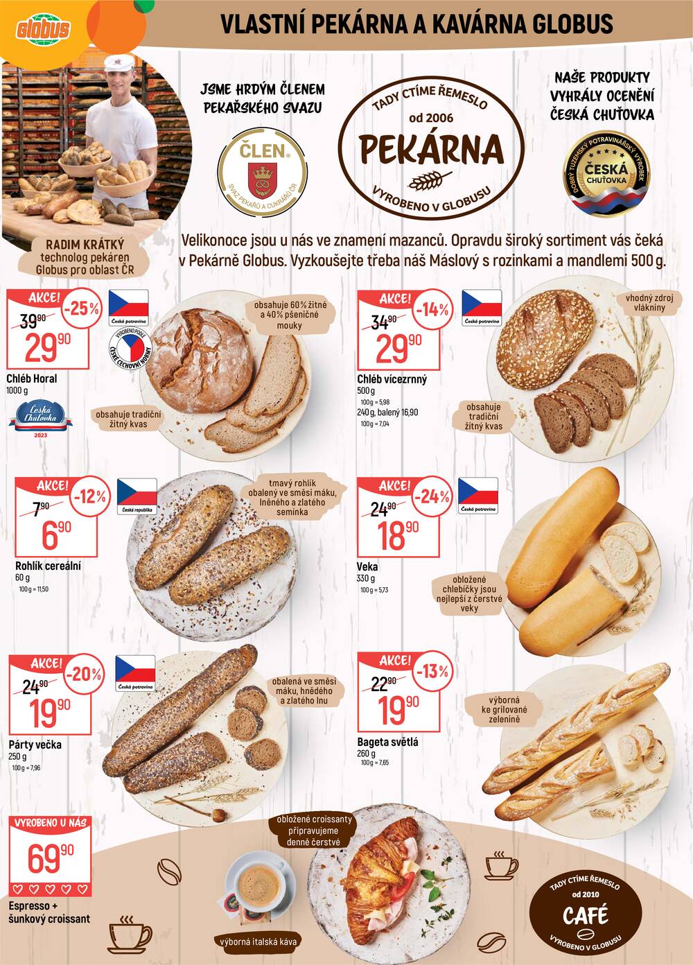 Akční leták Globus 1.4. - 7.4.2026 - Globus Pardubice