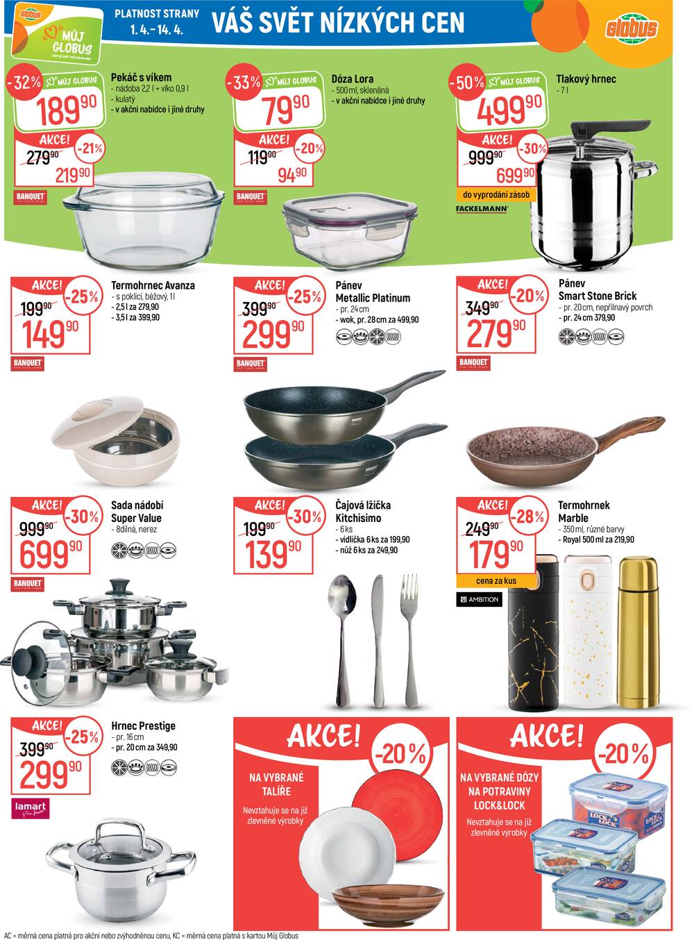 Akční leták Globus 1.4. - 7.4.2026 - Globus Pardubice