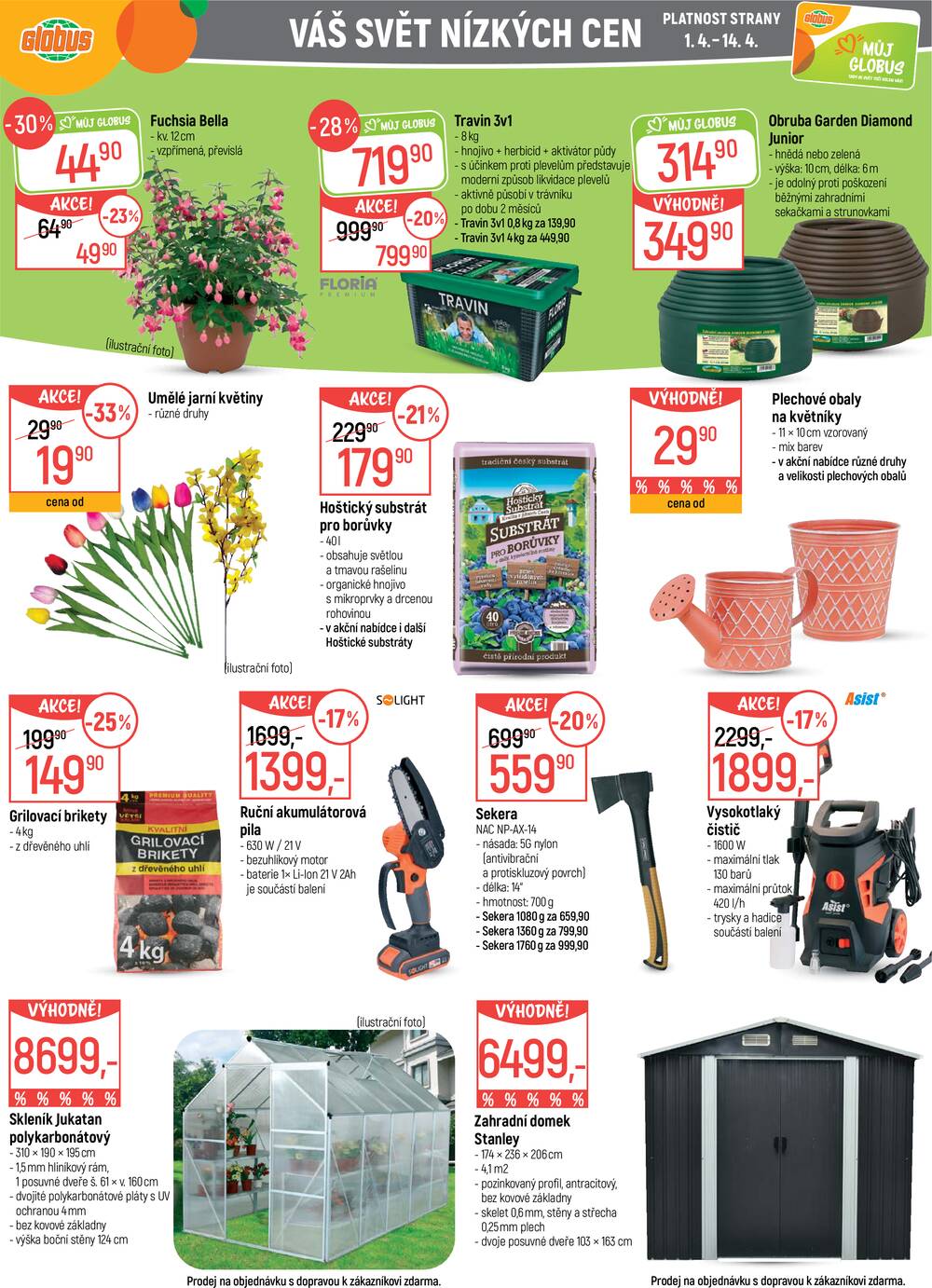 Akční leták Globus 1.4. - 7.4.2026 - Globus Pardubice