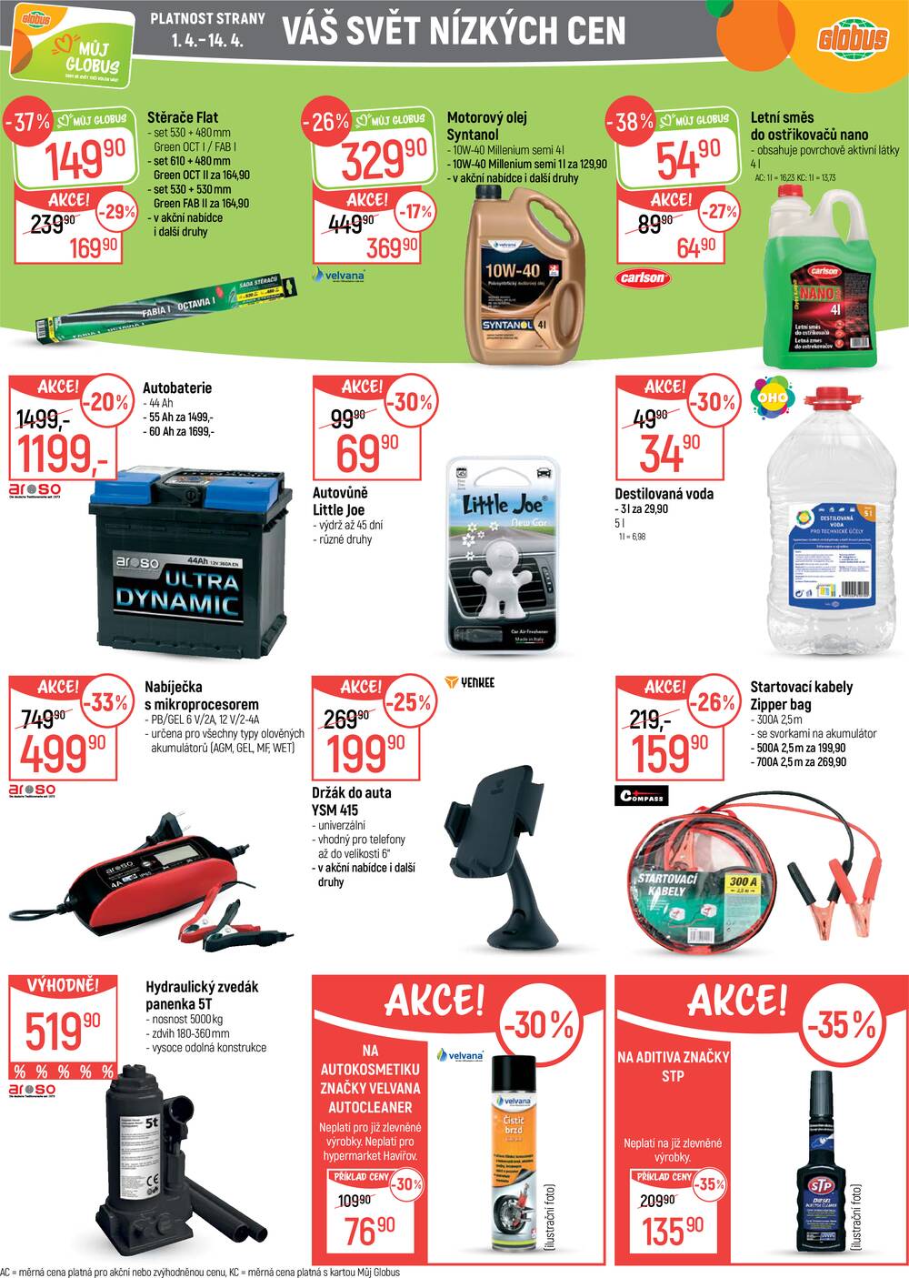 Akční leták Globus 1.4. - 7.4.2026 - Globus Pardubice