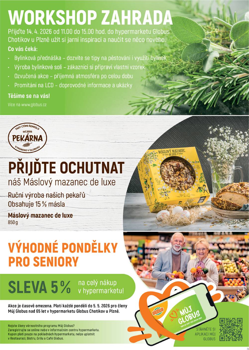 Leták Globus - Akční leták Globus 1.4. - 7.4.2026 - Globus Chotíkov u Plzně - strana 6 Leták Globus - Akční leták Globus 1.4. - 7.4.2026 - Globus Chotíkov u Plzně - strana 6