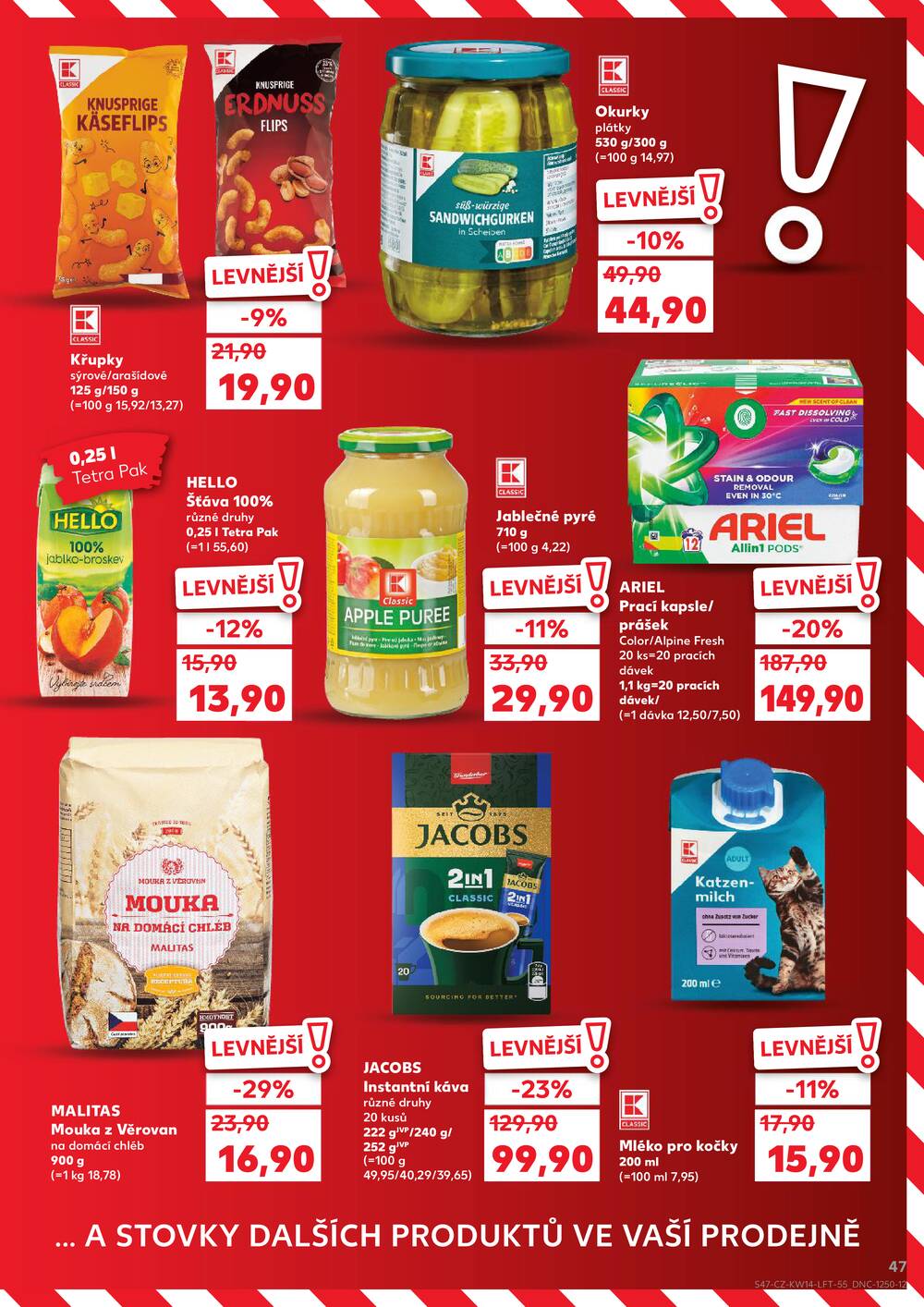 Leták Kaufland - Kaufland 1.4. - 7.4. - Kaufland - Domažlice - strana 47 Leták Kaufland - Kaufland 1.4. - 7.4. - Kaufland - Domažlice - strana 47