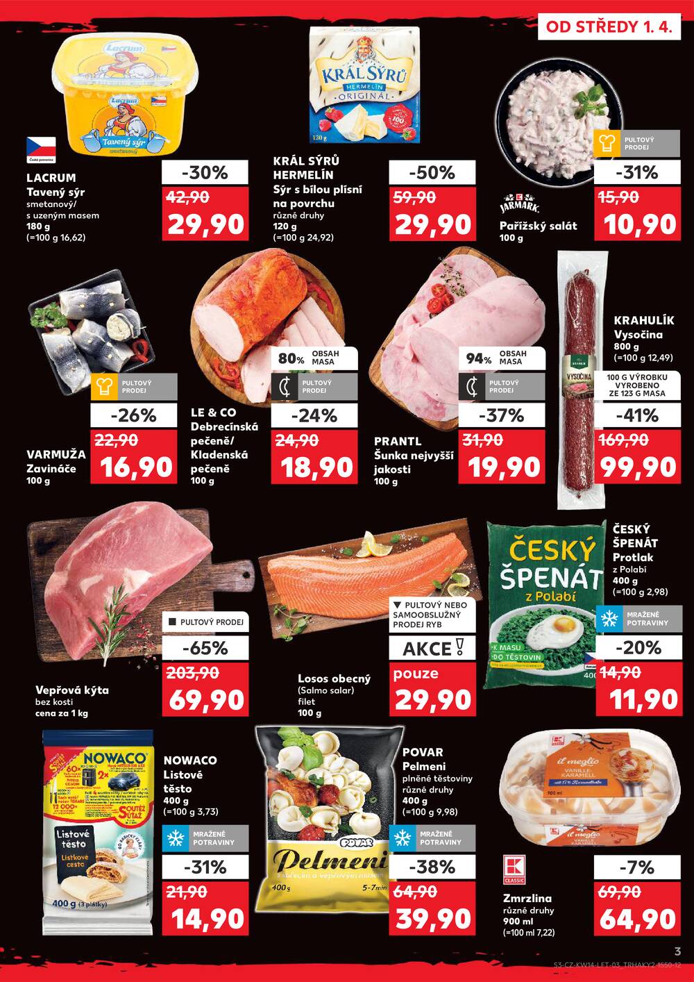 Leták Kaufland - Kaufland 1.4. - 7.4. - Kaufland - Praha - Hloubětín - strana 3