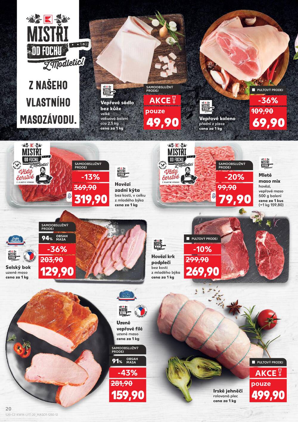 Leták Kaufland - Kaufland 1.4. - 7.4. - Kaufland Poděbrady - U Garáží - strana 20