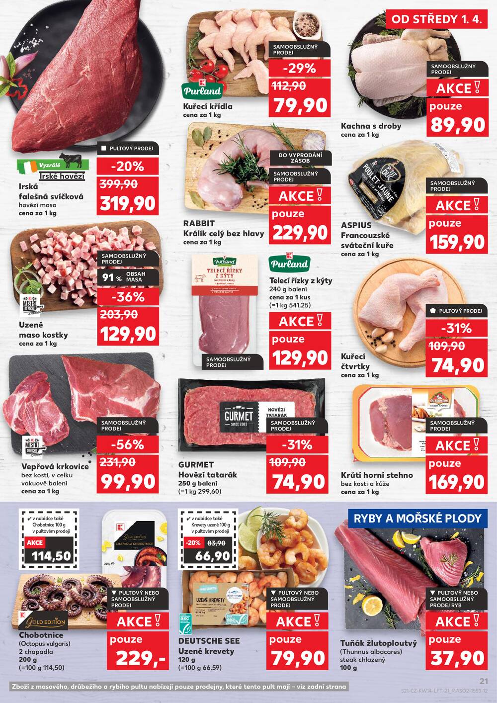 Kaufland 1.4. - 7.4. - Kaufland - Praha 8 (Malý Klín)