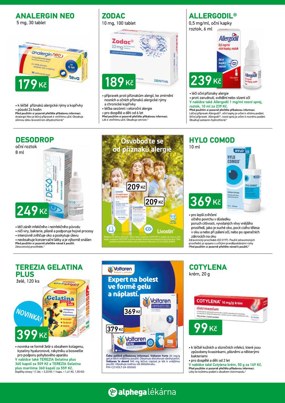 Leták Alphega Lékárna - Alphega Lékárna od 1.4. do 30.4.2026 - strana 2
