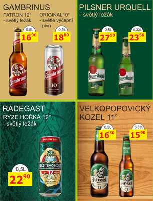 BENE Nápoje od 1.4. do 30.4.2026