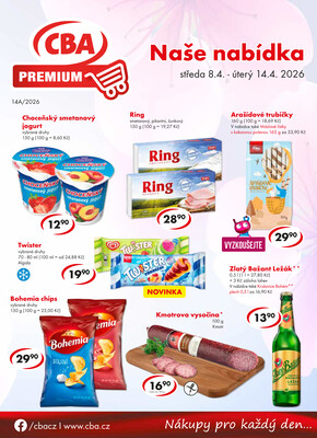 leták CBA