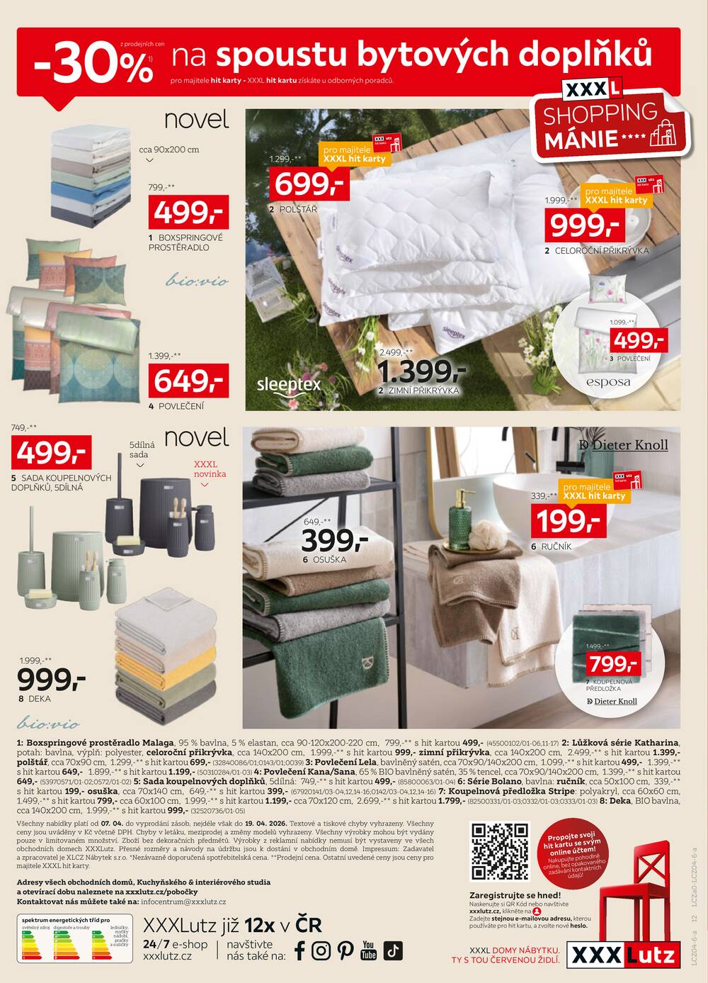 XXXLutz od 7.4. do 19.4.2026