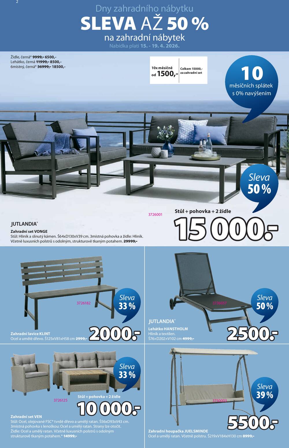 Leták Jysk - Jysk od 15.4. do 26.5.2026 - strana 2