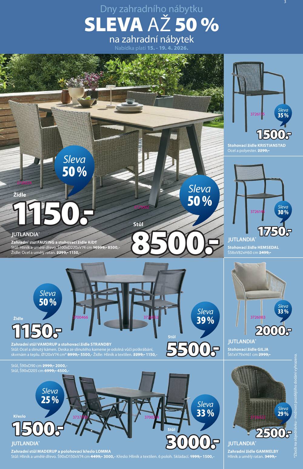 Jysk od 15.4. do 26.5.2026