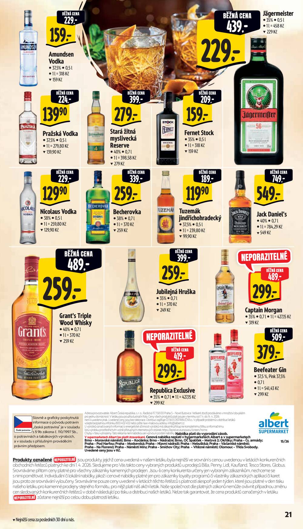 Albert Supermarket od 7.4. do 14.4.2026