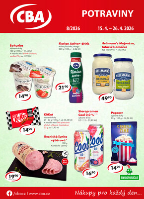 leták CBA