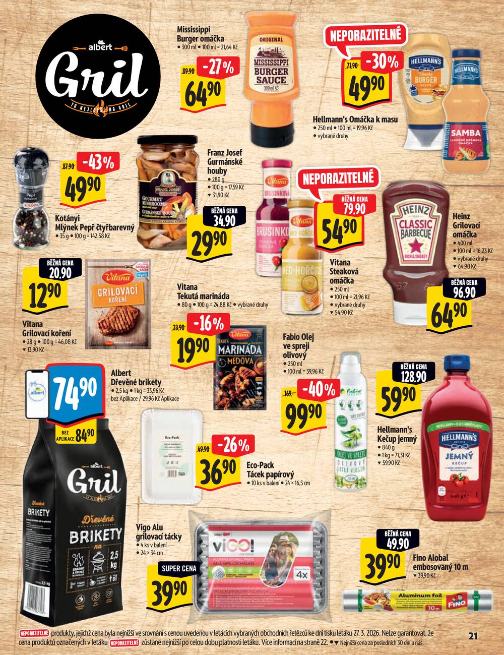 Leták Albert - Albert HYPERMARKET I SUPERMARKET od 7.4. do 21.4.2026 - strana 21