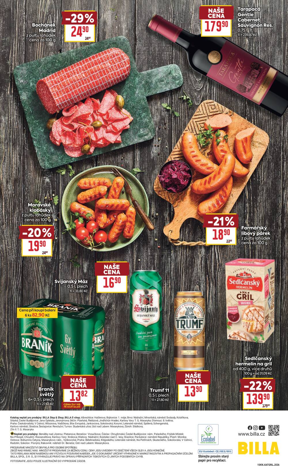 Billa katalog Gril od 7.4. do 28.4.2026