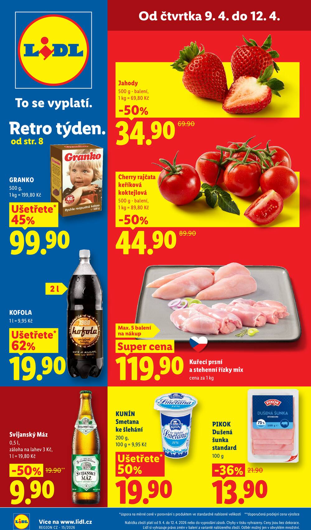 Lidl Čtvrtek od 9.4. do 12.4.2026