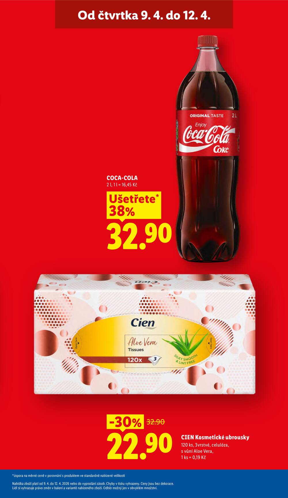 Lidl Čtvrtek od 9.4. do 12.4.2026