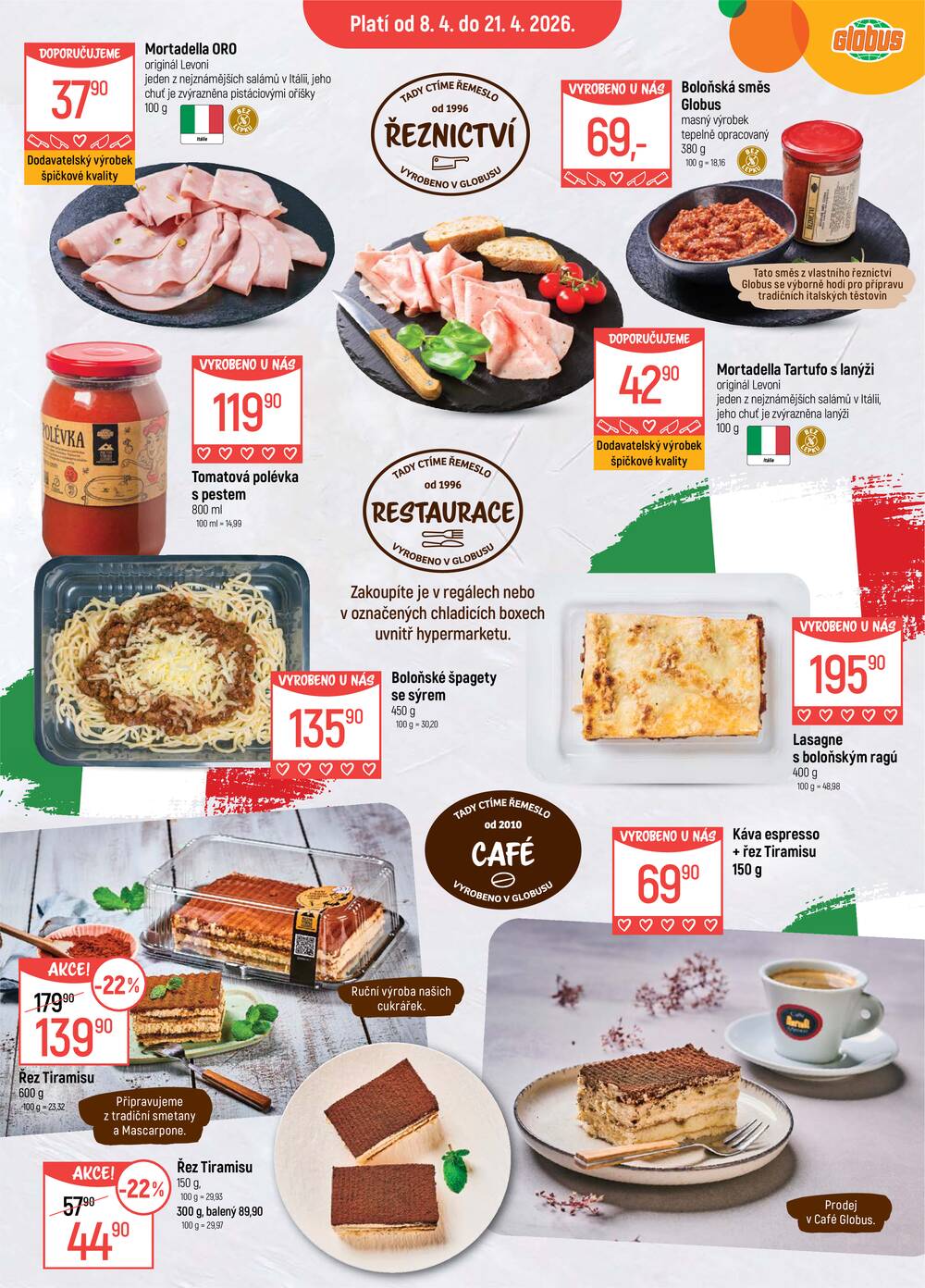 Leták Globus - Akční leták Globus 8.4. - 21.4.2026 - Globus České Budějovice - strana 2