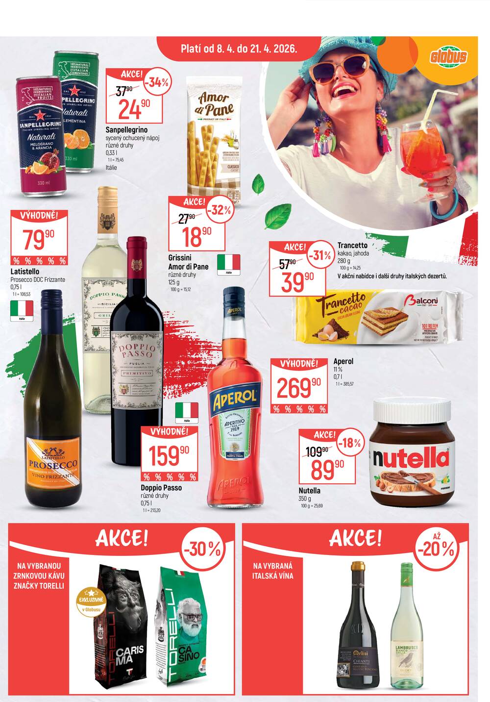 Leták Globus - Akční leták Globus 8.4. - 21.4.2026 - Globus České Budějovice - strana 4