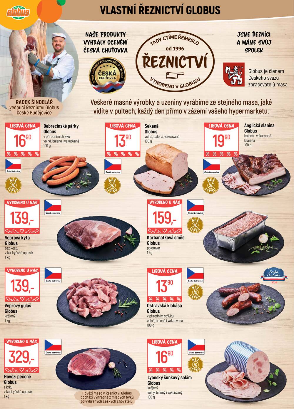 Leták Globus - Akční leták Globus 8.4. - 14.4.2026 - Globus České Budějovice - strana 5