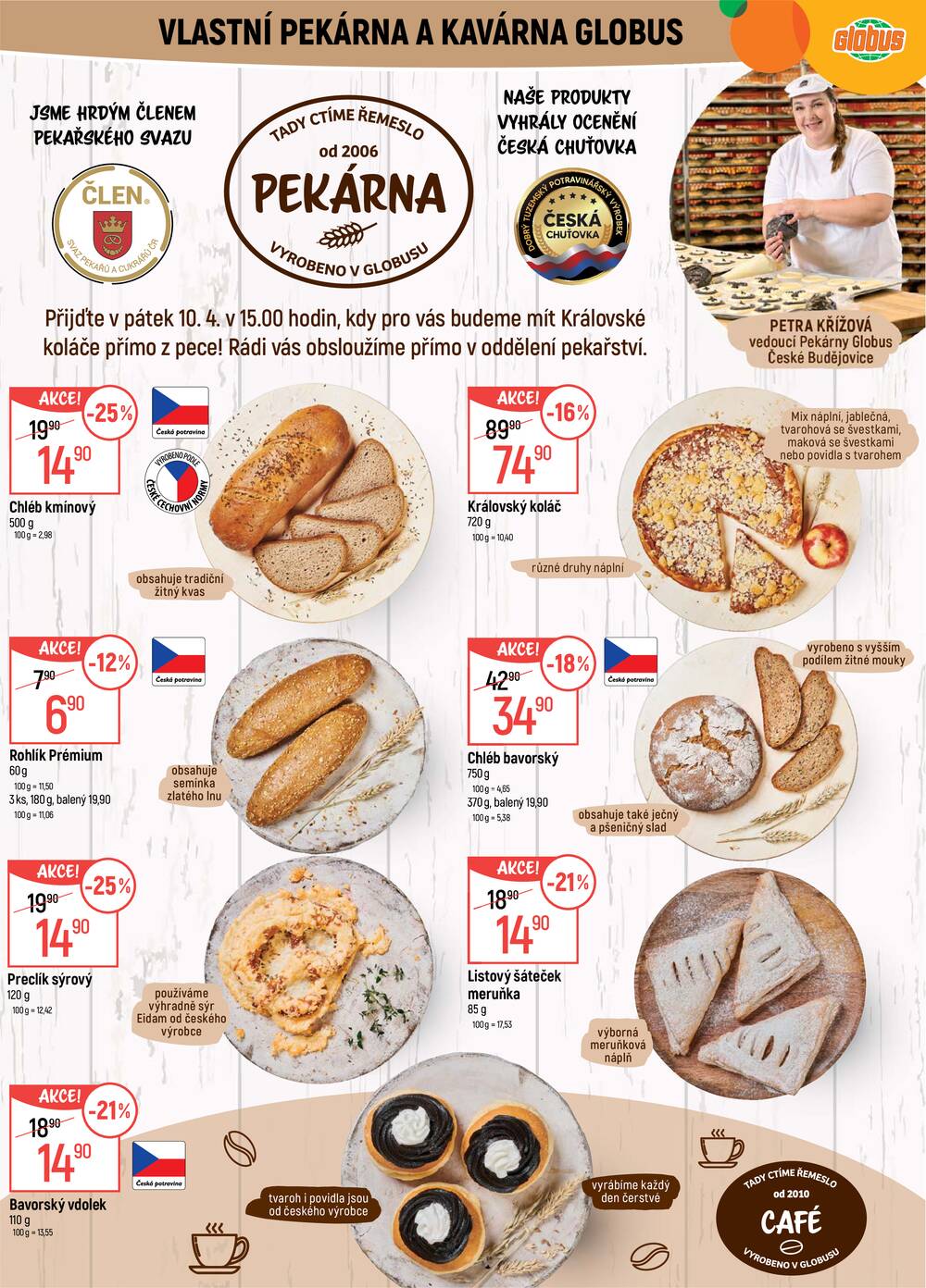 Leták Globus - Akční leták Globus 8.4. - 14.4.2026 - Globus České Budějovice - strana 6