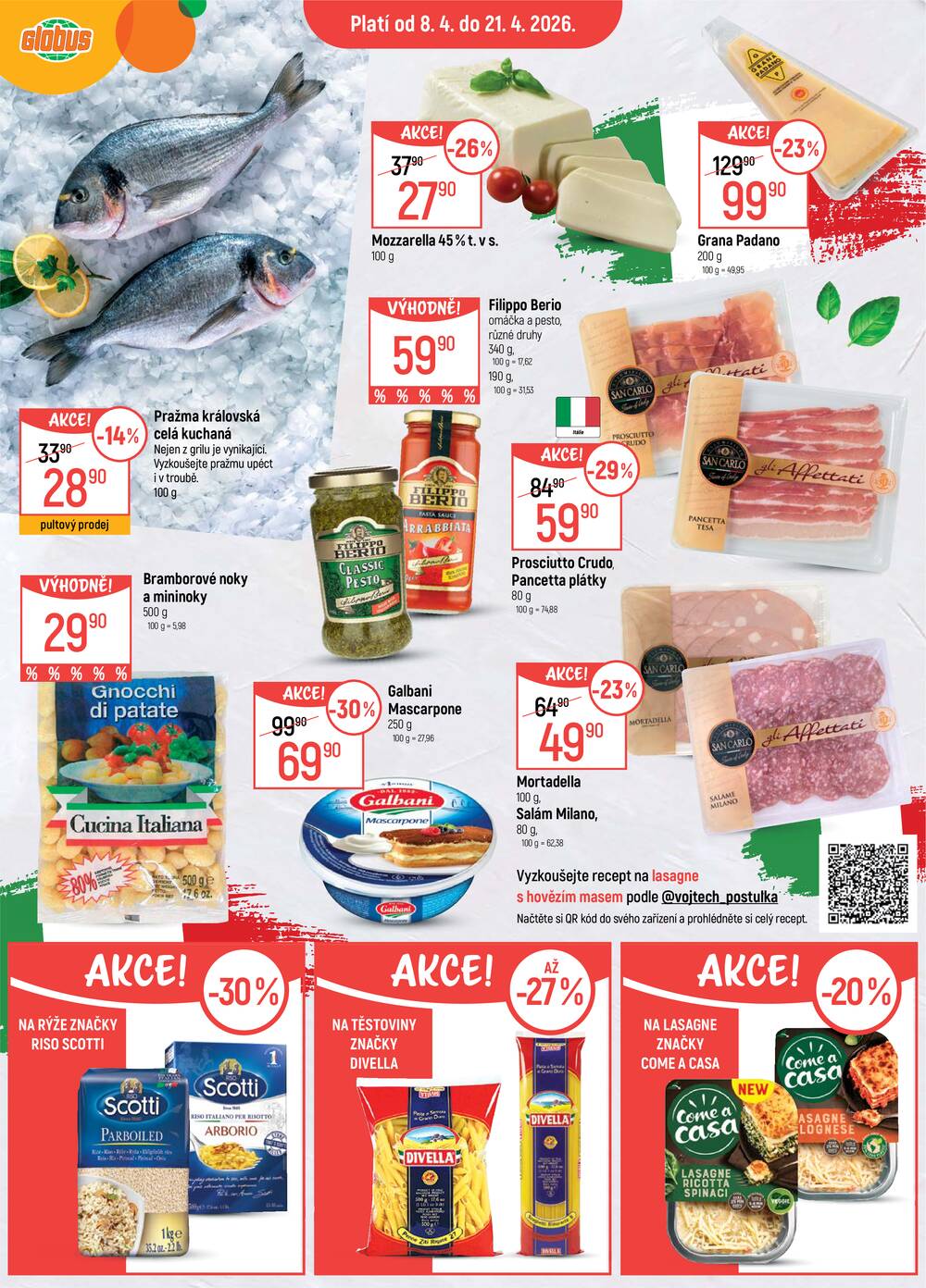Akční leták Globus 8.4. - 21.4.2026 - Globus Olomouc