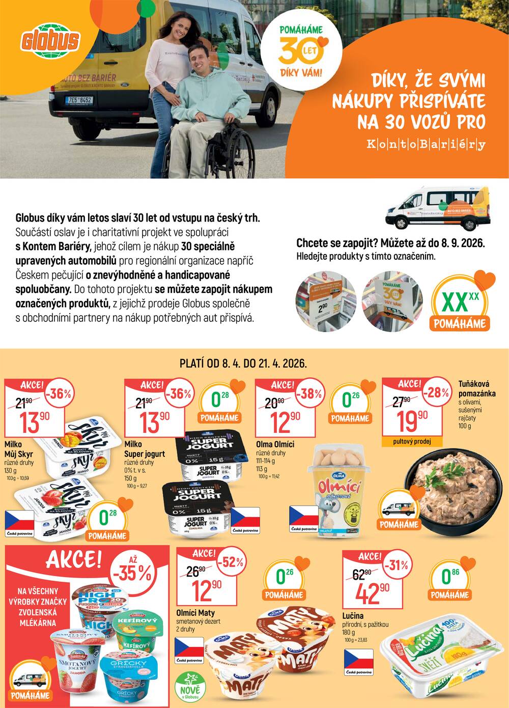 Leták Globus - Akční leták Globus 8.4. - 21.4.2026 - Globus Opava - strana 1 Leták Globus - Akční leták Globus 8.4. - 21.4.2026 - Globus Opava - strana 1